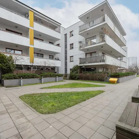 Bright With Terrace & Parking Near Metro Kondratowicza By Renters *